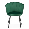 Стулья на металлокаркасе Coral green / black