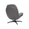 Кресла для отдыха Кресло SIGNAL GISELLE (серый/серый/черный мат)