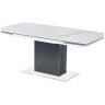 Керамические столы Стол обеденный раскладной Хлое MC22027DT, 180/260x95 см, белый мрамор