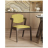 Комплекты из двух стульев VIVA мягкое зеленое сиденье, деревянный каркас из массива гевеи