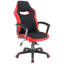 Геймерское кресло Everprof Stels T Ткань Красный