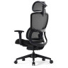 Кресла руководителя Эргономичное компьютерное кресло Eureka ERK-OC15-B, черное