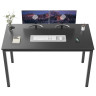 Игровые столы Стол письменный (для компьютера) EUREKA ERK-CD-5501 с шириной 139 см, Black