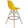 Полубарные стулья Стул барный DOBRIN DSW BAR, ножки светлый бук, цвет сиденья жёлтый (Y-01)