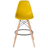 Полубарные стулья Стул барный DOBRIN DSW BAR, ножки светлый бук, цвет сиденья жёлтый (Y-01)