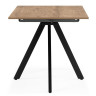 РАЙН стол с ламинированной столешницей, цвет дуб табачный / черный