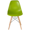 Обеденные стулья и табуреты Набор 4 шт Стул обеденный DOBRIN DSW, ножки светлый бук, цвет салатовый (G-08)
