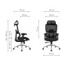 Офисные кресла Olimpus black / chrome