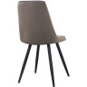 Стул на металлическом каркасе, с обивкой тканью велюр