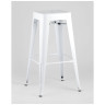 Барные табуреты Tolix белый глянцевый, металл, пластик