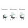 Пластиковые стулья Sheffilton SHT-S173-1 Белый