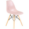 Стулья Набор 4 шт Стул обеденный DOBRIN DSW, ножки светлый бук, цвет светло-розовый (PK-02)