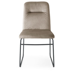 Стул GRETA CB/1904-V MET.P15 MATT BLACK/ VINTAGE S0A DESERT