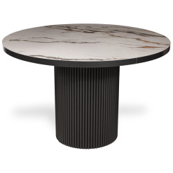 ORLANDO керамика GOLD / черный  Стол обеденный