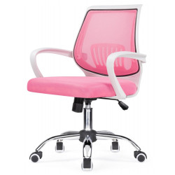 Недорогие детские компьютерные кресла. Ergoplus pink   / white Детское кресло