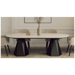 ОРФЕЙ 240 ONYX SABLE PULIDO / черный  Стол обеденный