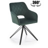 Стул-кресло Стул кухонный Halmar K535 (зеленый/черный)