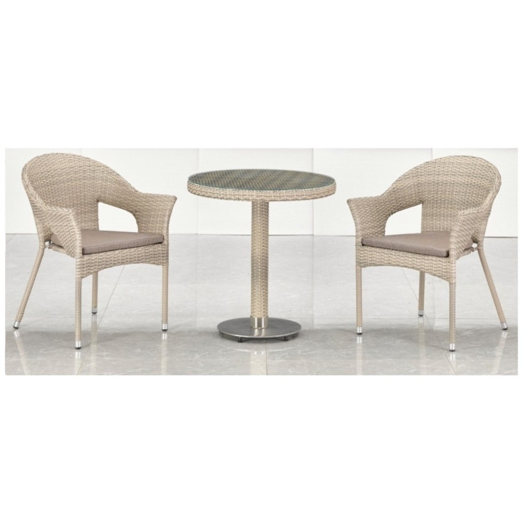 Кофейные комплекты для кафе Комплект мебели T601/Y79C-W85 Latte (2+1)