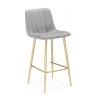 Полубарные стулья Дани Мини светло-серый (zd 960) / золотой