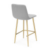 Полубарные стулья Дани Мини светло-серый (zd 960) / золотой