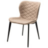 Стулья Стул КЛОД, цвет Kiprus-03 Латте, искусственная замша / черный каркас М-City