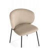 Стулья на металлокаркасе Рикко темно-бежевый (H-07) / черный