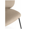 Стулья на металлокаркасе Рикко темно-бежевый (H-07) / черный