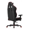 RACER компьютерное кресло с обивкой экокожей, цвет черный / красный