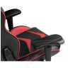 RACER компьютерное кресло с обивкой экокожей, цвет черный / красный