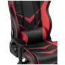 RACER компьютерное кресло с обивкой экокожей, цвет черный / красный