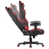 RACER компьютерное кресло с обивкой экокожей, цвет черный / красный