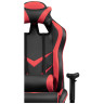 RACER компьютерное кресло с обивкой экокожей, цвет черный / красный