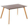 Ламинированные столы T-14 Стол обеденный КОРИЧНЕВЫЙ 120*80 см, столешница МДФ, основание бук Ламинированные столы T-14 Стол обеденный КОРИЧНЕВЫЙ 120*80 см, столешница МДФ, основание бук