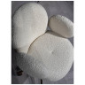 Стулья Кресло офисное Клауд-2 DR-1252-A-OF, 65х63х89, ткань букле белый/золотые ноги