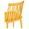 Стулья GH105/DC455 Стул пластиковый, ЖЕЛТЫЙ, каркас металл