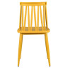Стулья GH105/DC455 Стул пластиковый, ЖЕЛТЫЙ, каркас металл