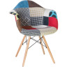 DOBRIN DAW PATCHWORK кресло на буковых ножках