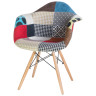 DOBRIN DAW PATCHWORK кресло на буковых ножках
