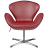SWAN CHAIR дизайнерское кресло с обивкой натуральной кожей