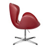 SWAN CHAIR дизайнерское кресло с обивкой натуральной кожей