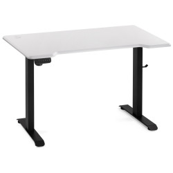 Маркос с механизмом подъема 120х75х75 белая шагрень / черный