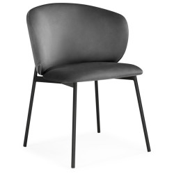 Рикко темно-серый (H-15) / черный