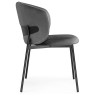 Стулья на металлокаркасе Рикко темно-серый (H-15) / черный