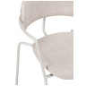 Стулья на металлокаркасе Маки бежевый / серый матовый Стулья на металлокаркасе Маки бежевый / серый матовый