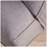 BEST диван-кровать с обивкой тканью рогохка, цвет серый