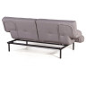 BEST диван-кровать с обивкой тканью рогохка, цвет серый