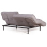 BEST диван-кровать с обивкой тканью рогохка, цвет серый