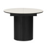 Керамические столы Лорен 100(140) capmen light gray / черный