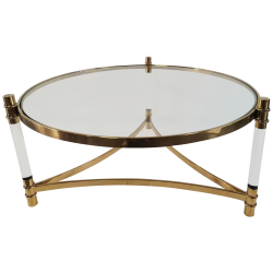 Стол журнальный Эклект MH1796CT, 104х104х46см, золото