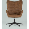 Лаунж-кресло Кресло Ирис вращающееся коричневое